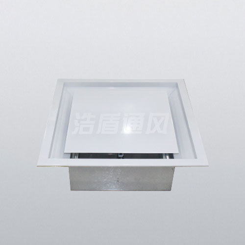 温控方盘型散流器